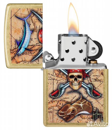 Зажигалка бензиновая Zippo 48966 Guy Harvey