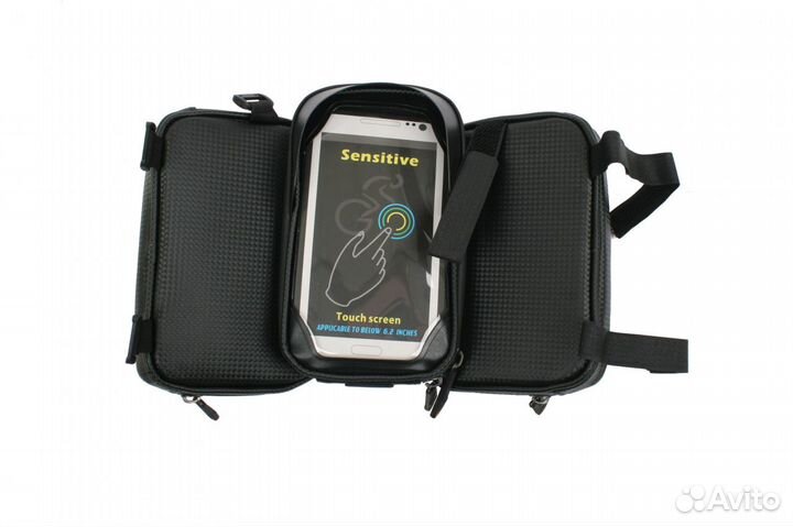 Велосумка Klonk 11610 на раму с чехлом под смартфо