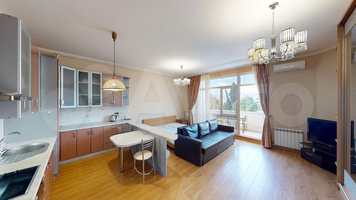 Квартира-студия, 60 м², 5/17 эт.