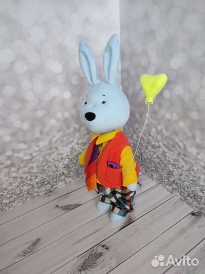 Мягкая игрушка заяц новый
