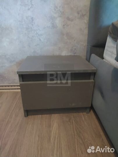 Тумба прикроватная (графит) новая