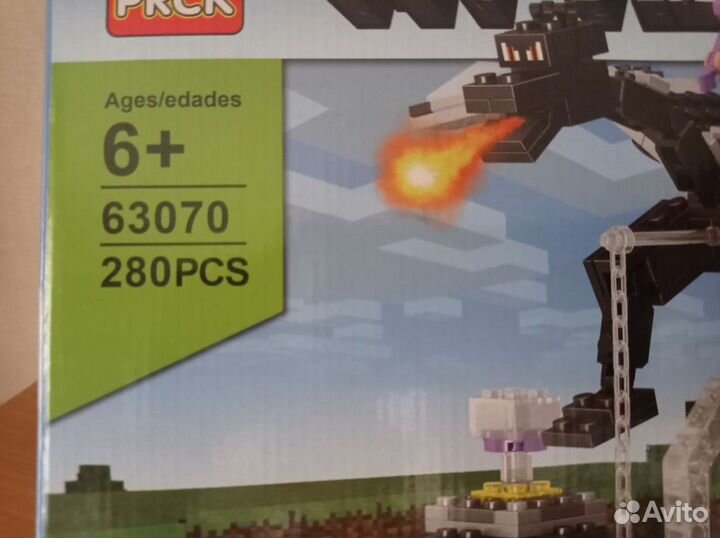 Майнкрафт 63070 Нападение Черного Дракона Эндер