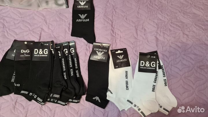 Носки бренда Dolce Gabbana,Armani.Пр-во Румыния