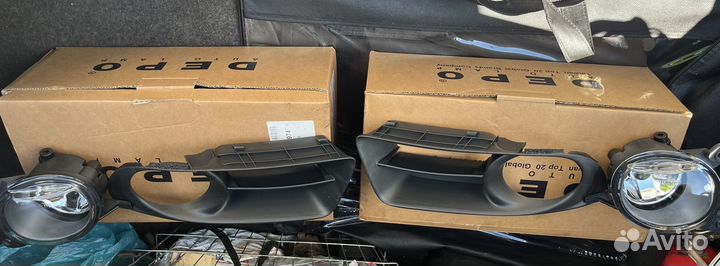 Комплект противотуманных фар тойота королла Е120