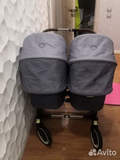 Коляска для двойни 3 в 1 bugaboo donkey twins
