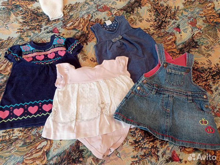 Детская одежда для девочек пакетом 62-68