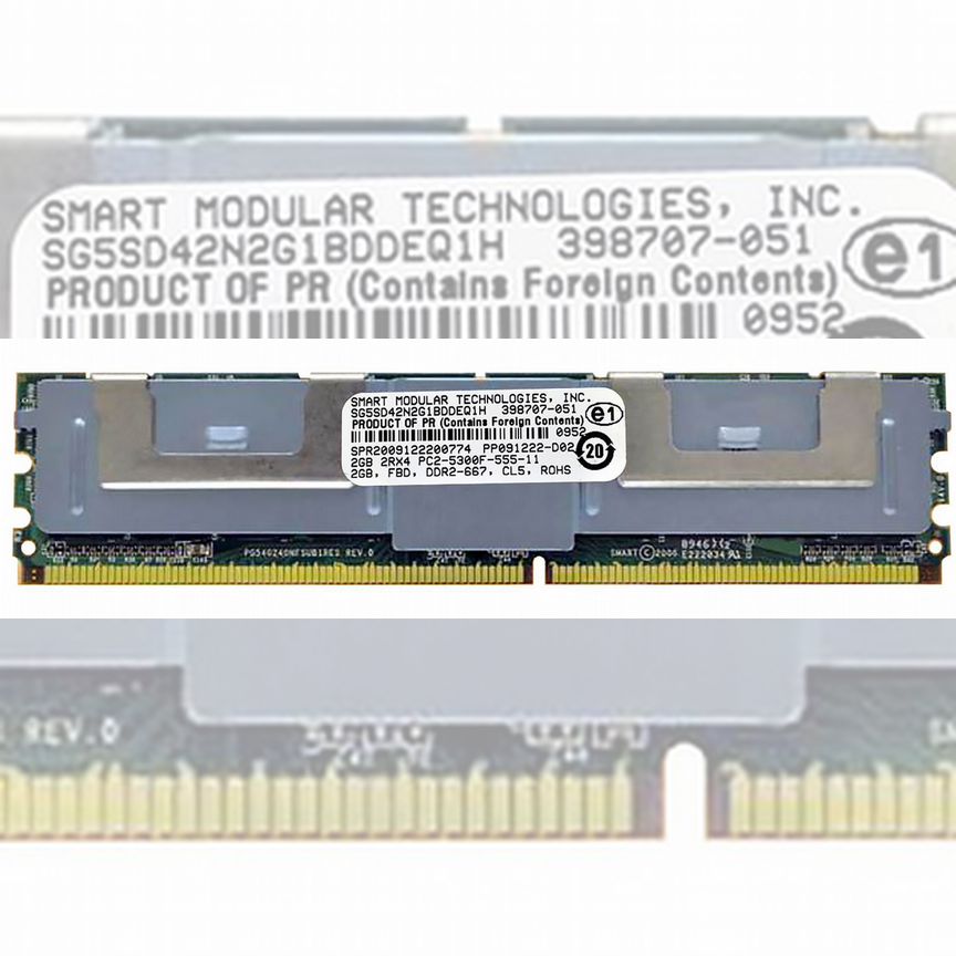 [SG5SD42N2G1BDDEQ1H] Оперативная Память Smart 2gb Sg5sd42n2g1bddeq1h