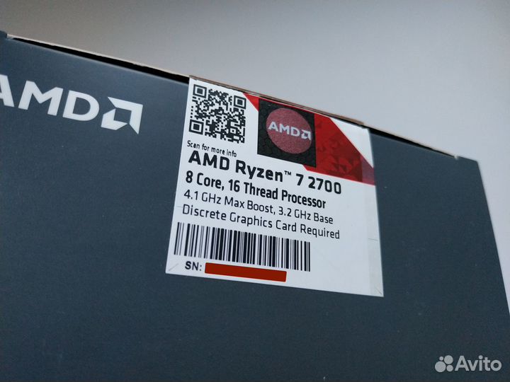 AMD Ryzen 7 2700 box