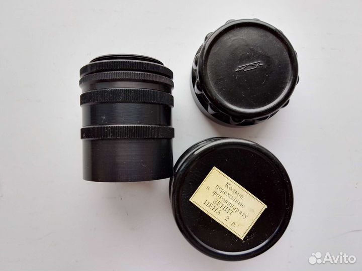 Кольца переходные к фотоаппарату Зенит