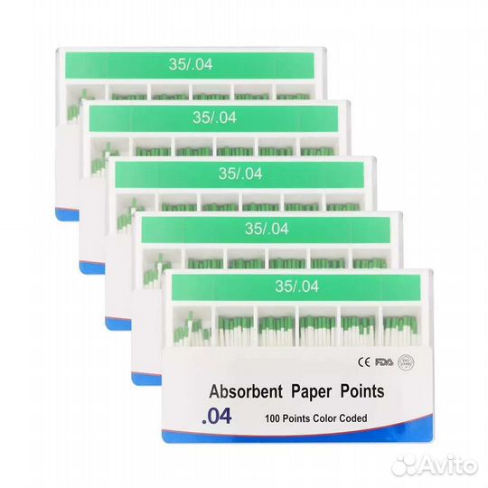 Штифты гуттаперчевые и бумажные ассорти