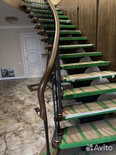 Перила гнутые