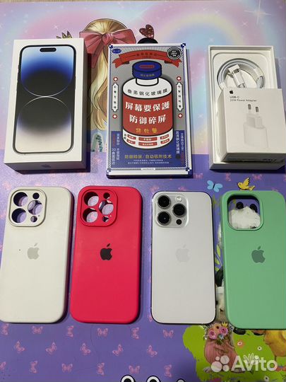 iPhone 14 Pro 256 Gb Silver на гарантии