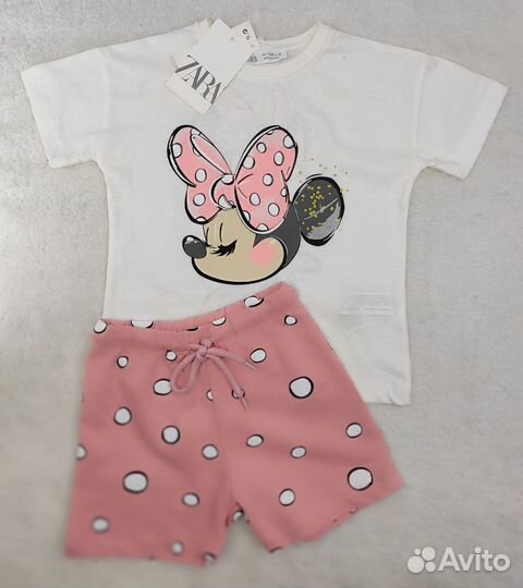 Костюм летний на девочку zara 104 110