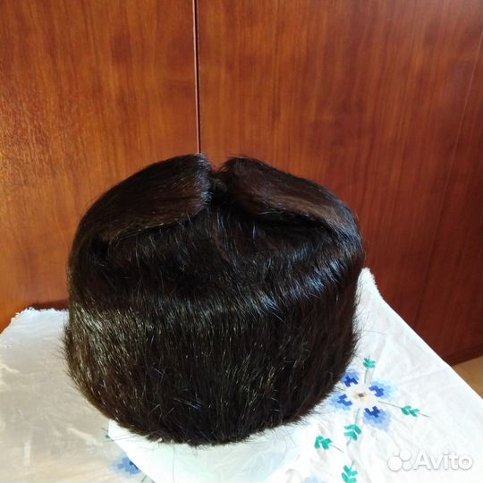 Шапка зимняя, мужская, из меха нутрии