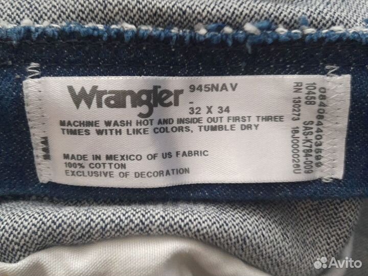 Джинсы wrangler 945 NAY,W32L34