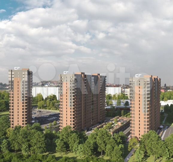 2-к. квартира, 69,3 м², 9/19 эт.