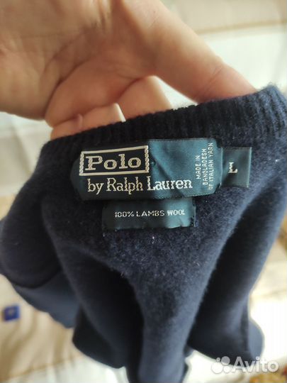 Свитер из овечий шерсти Polo Ralph Lauren оригинал