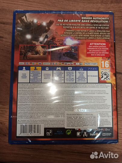 PS4 игра THQ Nordic Red Faction Guerrilla ReMar