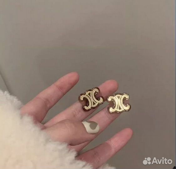Серьги chanel