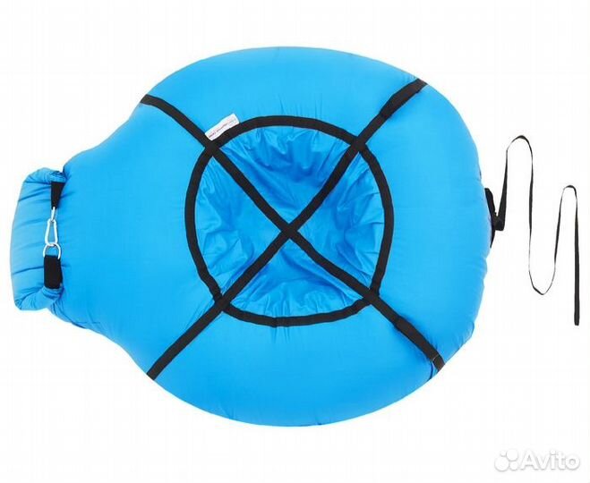 Надувные санки-бубинг, d100 см, цвет голубой