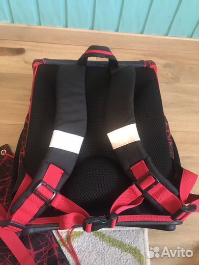 Школьный рюкзак/ранец и мешок для обуви с пауком