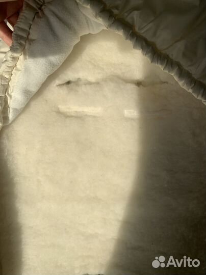 Конверт теплый на выписку, в коляску