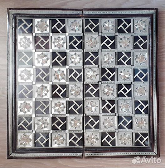 Нарды ручной работы, инкрустированные