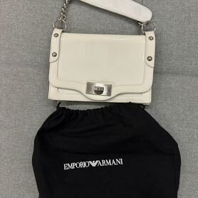 Emporio armani сумка кожаная