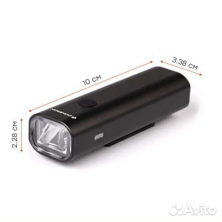 Новый алюминиевый передний фонарь на велосипед