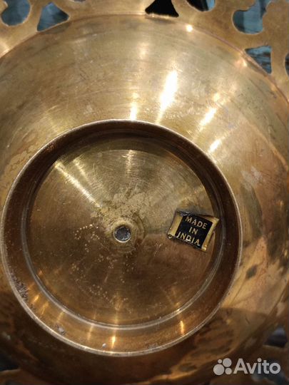 Тарелки фруктовницы латунь