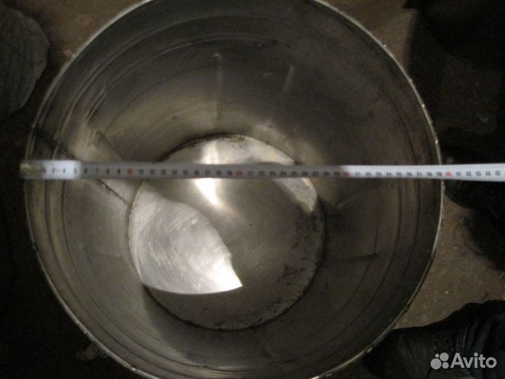 Нержавеющее кастрюля-ведро с крышкой