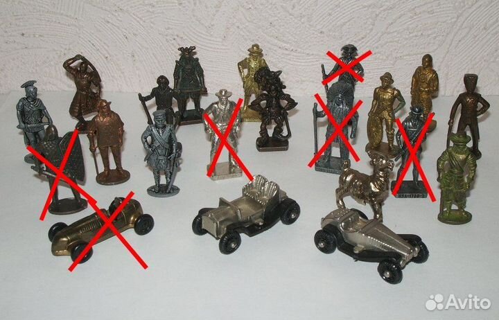 Металлические солдатики и пр. из Kinder Surprise