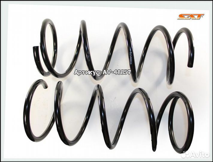 Комплект пружин 2шт передние toyota caldina corona