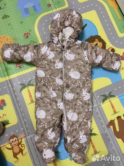 Демисезонный комбинезон для девочки 62-68