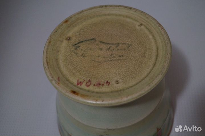 Старинный горшок-кашпо (фарфор, керамика) Англия