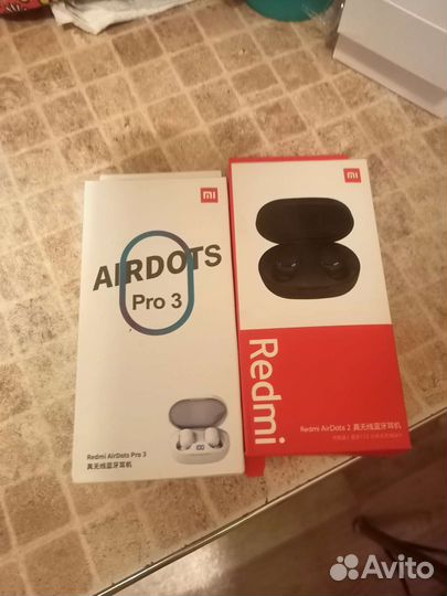 Блютуз наушники Redmi и Air dots pro 3