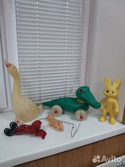 Пластмассовые игрушки времён СССР 5 штук