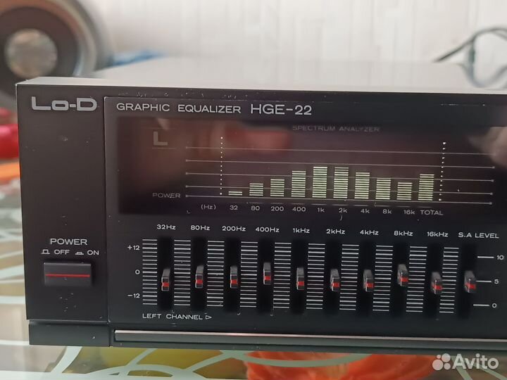 Graphic equalizer Lo-D HGE-22 hitachi
