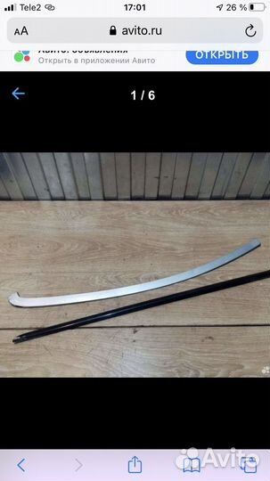 Накладки молдинги метал на задстекла w203