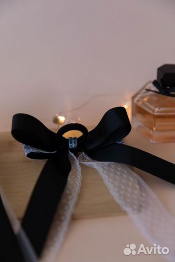 Банты для волос с кружевом 2 шт