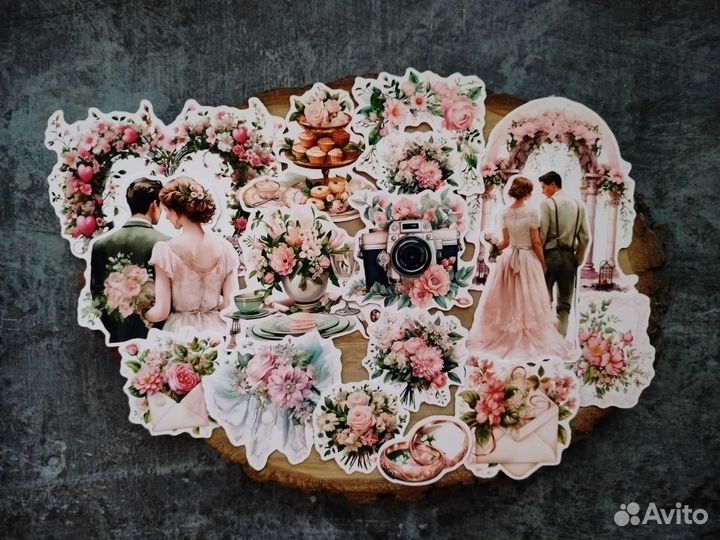 10 разных наборов высечек для скрапбукинга