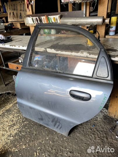 Дверь задняя левая Шевроле Ланос