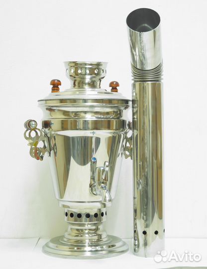 Самовар на дровах Рюмка 3 л Лидер