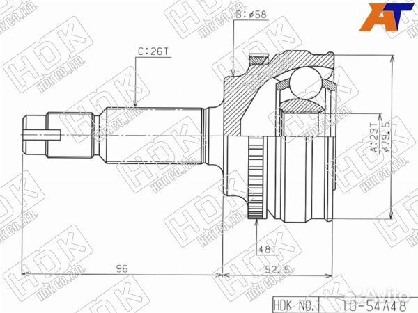 Шрус привода nissan presea