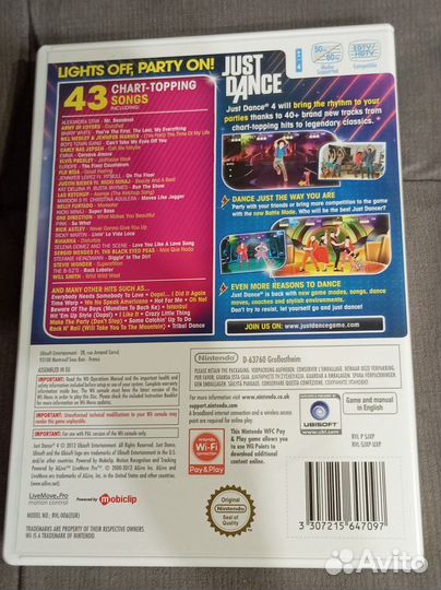 Just dance 4 Nintendo Wii