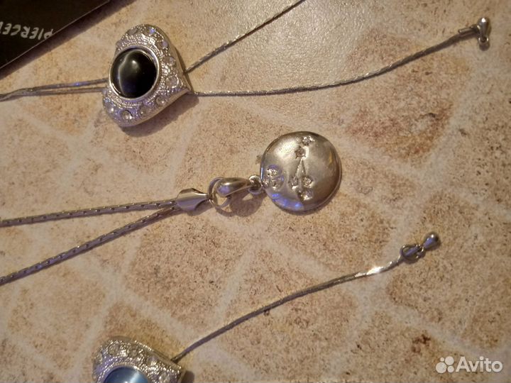 Swarovski кулон сердце