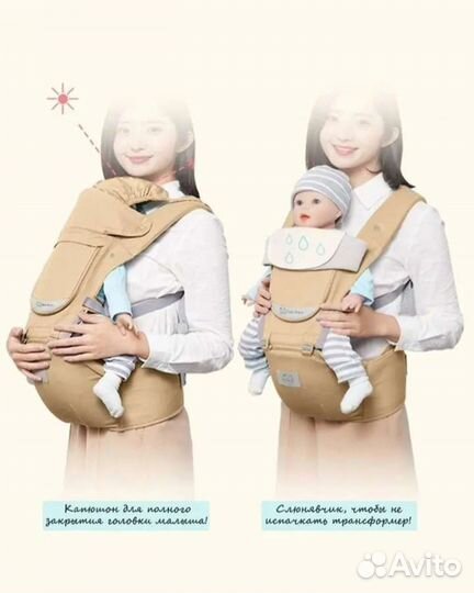 Слинг для новорожденных Mom's Babies