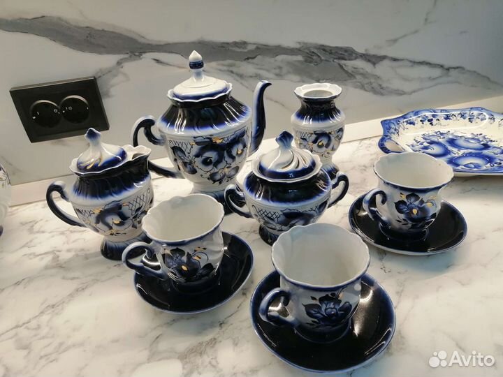 Чайный сервиз фарфор СССР