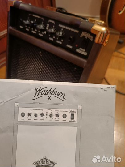 Washburn гитарный усилитель, микрофон Sony