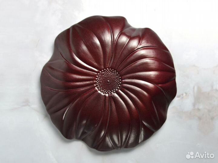 Тарелка 22см - IVV - hand made - красный (Италия)